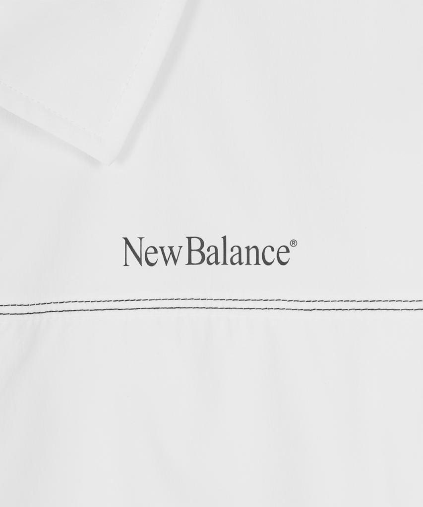 Nyuballanseu Nbnkg3W612 / Women Frozen Woven Stretch Collared Dress (White)