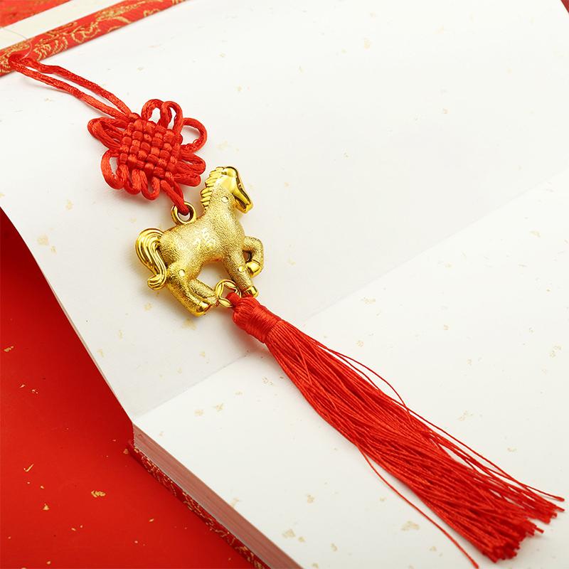 2026 Chinese Spring Festival Red Pendant Event Shopping Mall Home Decoration Horse Year Pendant