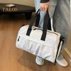 Small Duffel Bag for Sports Gym Bag with Shoe And Wet Clothes Compartment Waterproof Carry-on Travel Bag for Women And Men Weekend Getaway