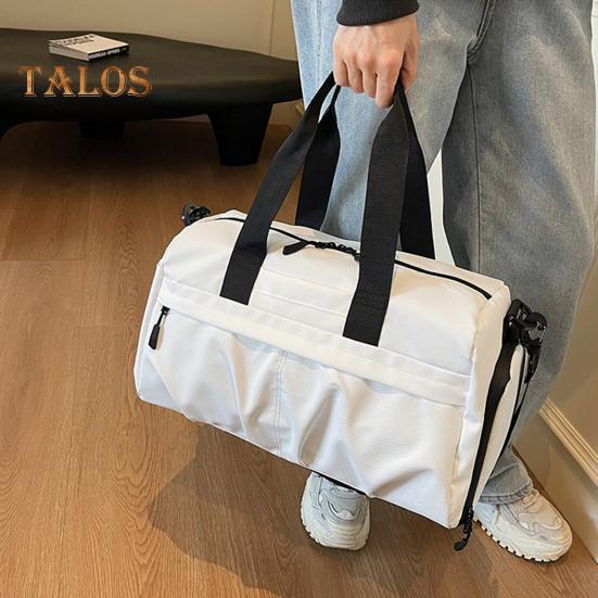 Small Duffel Bag for Sports Gym Bag with Shoe And Wet Clothes Compartment Waterproof Carry-on Travel Bag for Women And Men Weekend Getaway