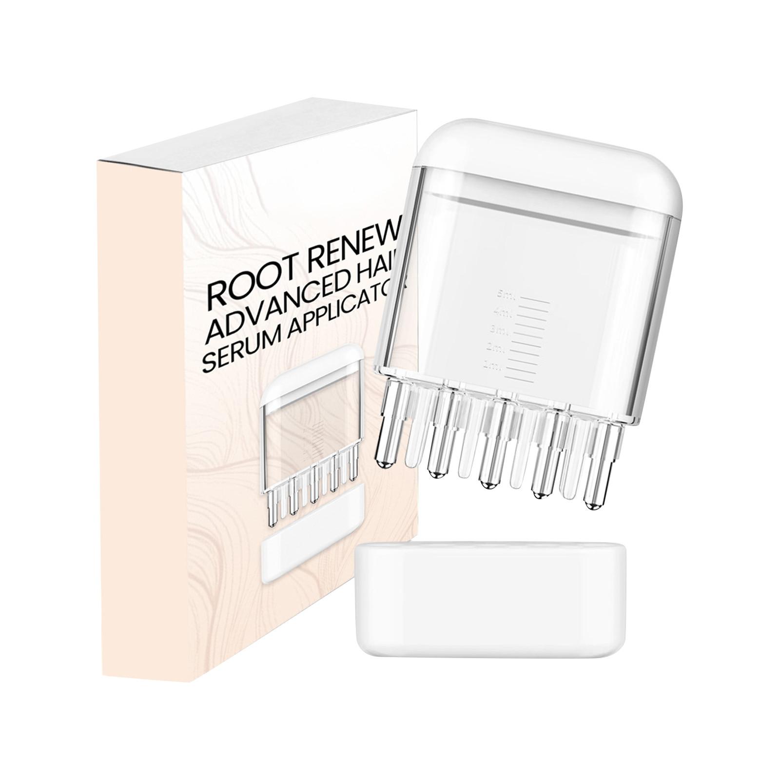 

Аппликатор для ухода за корнями волос, массажный уход за кожей головы, уход за волосами, шариковый аппликатор, питает волосы One Size белый