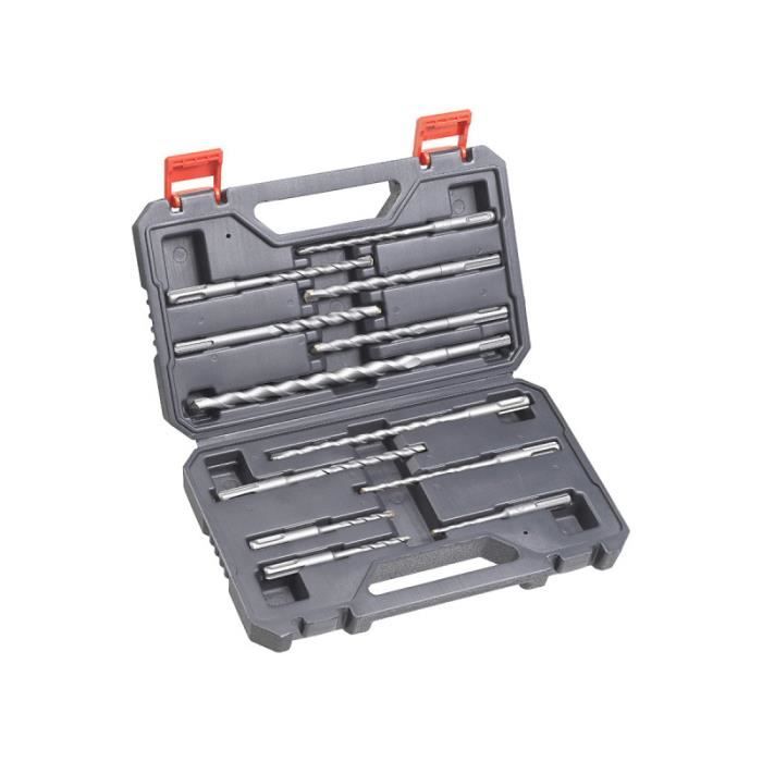 Coffret de mèches - einhell - 49108801 - sds plus - 12 mèches - pour béton