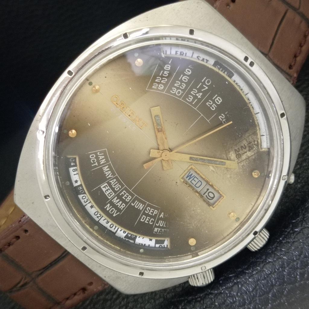 

АВТОМАТИЧЕСКИЕ ВИНТАЖНЫЕ ЧАСЫ ORIENT 100 ЛЕТ ЯПОНИЯ МУЖСКИЕ ОРИГИНАЛЬНЫЙ ЦИФЕРБЛАТ a703116-1 R213-a703116