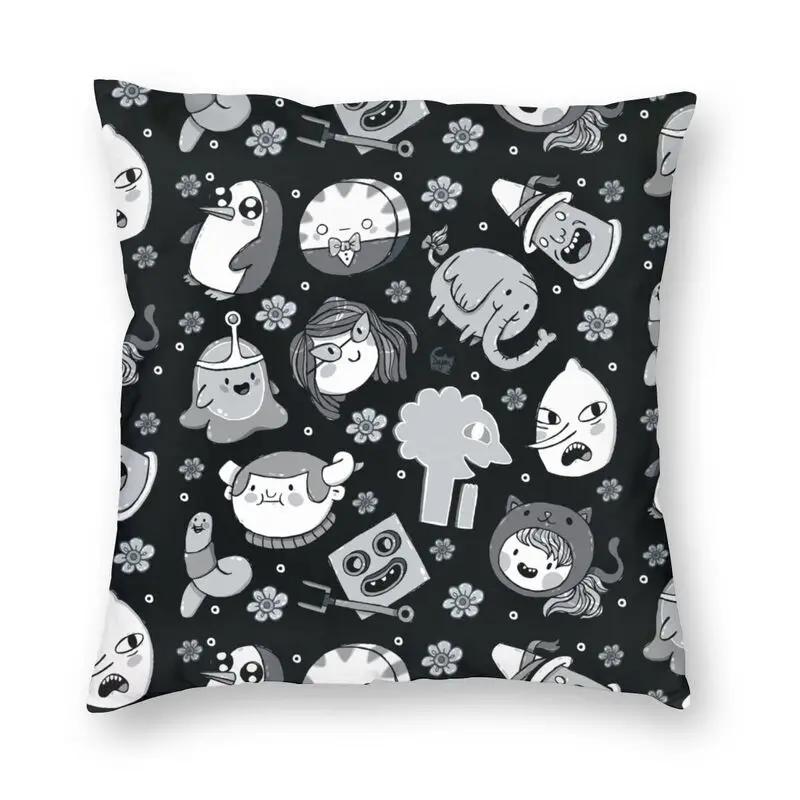 Prinzessin Bubblegum und Marceline Kissenbezug Cartoon Adventure Time Bodenkissenbezug für Auto Cooler Kissenbezug Dekoration