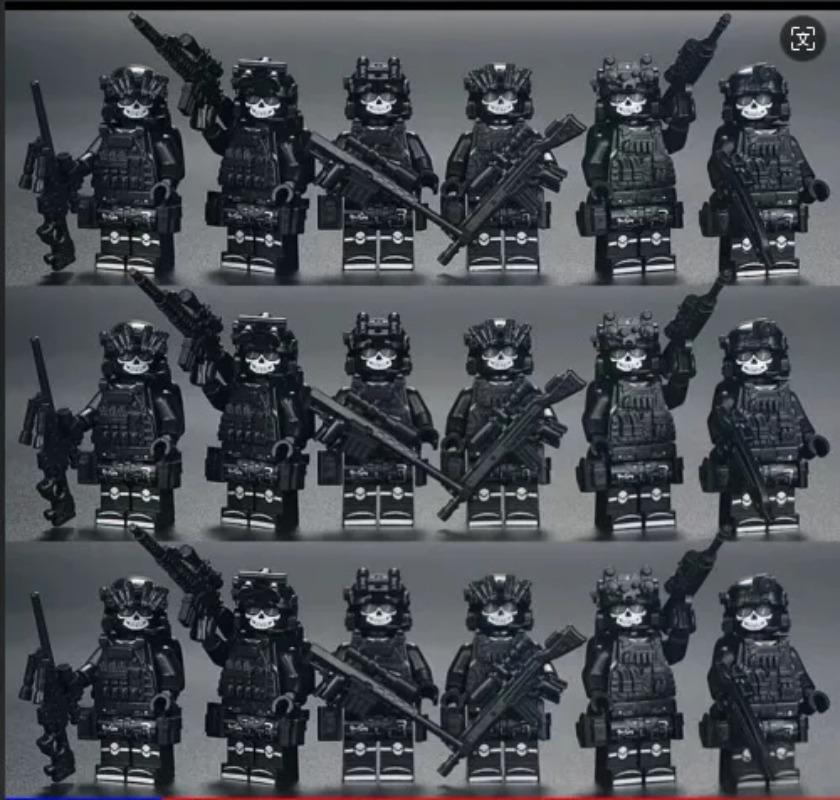 New building blocks Veyron Special Police Delta Special Forces children's toys mini humanoid doll Christmas birthday gift