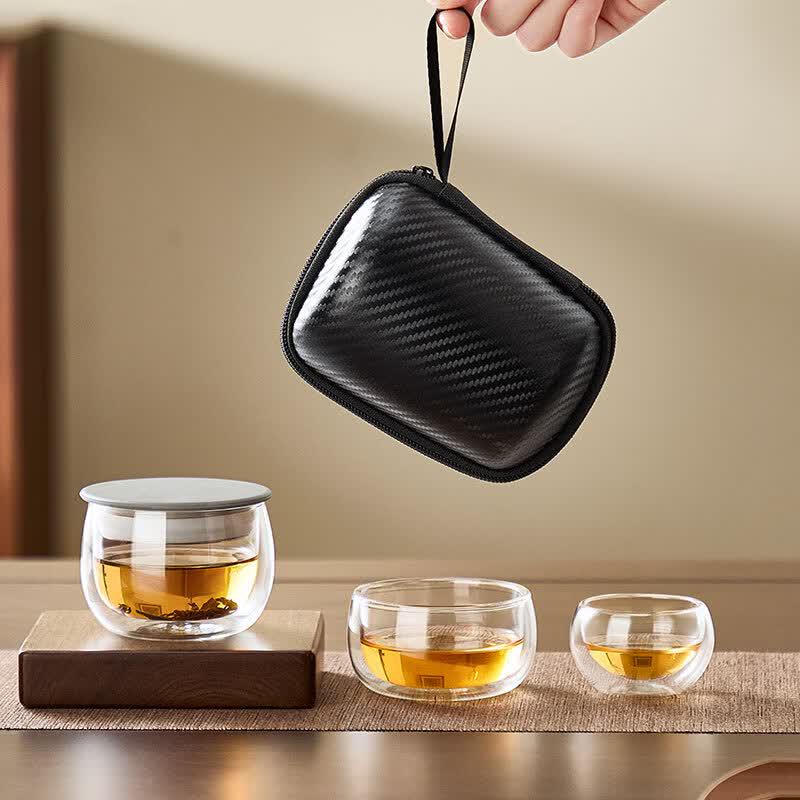 Mingguang Lazy Glass Tea Infuser Teapot