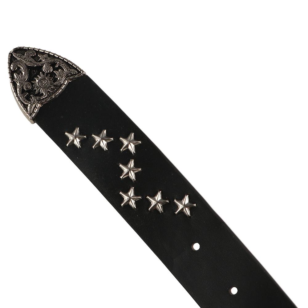 Jeans Decor Y2K Wide Belt Retro PU Leather Waistbands Vintage Star Rivet Waist Belt  Summer