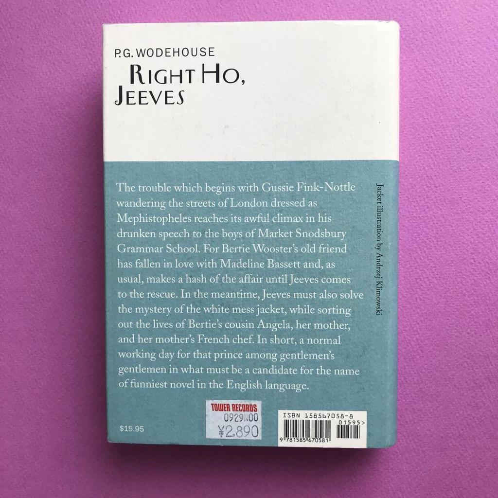 [USED] Right Ho, Jeeves by P. G. Wodehouse