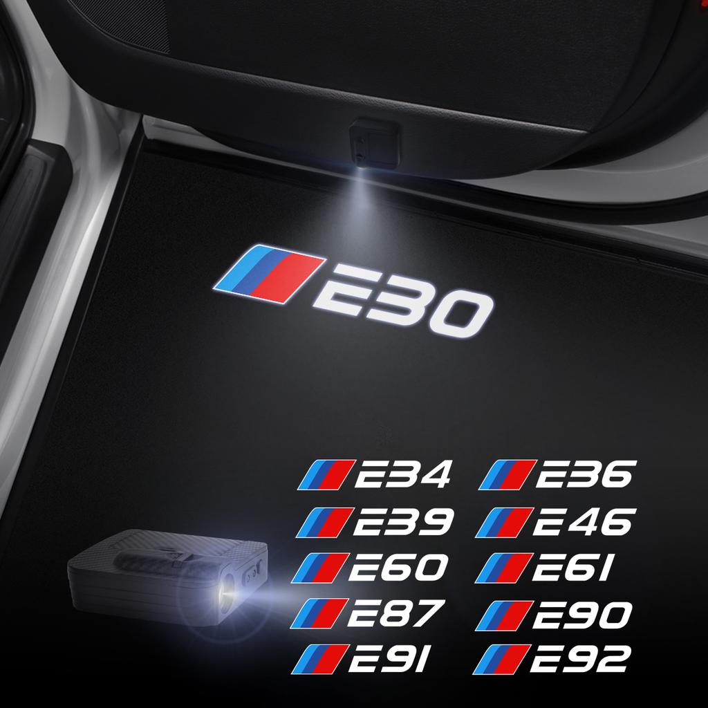 1/2PCS For E30 E34 E46 E92 E60 E61 E36 E39 E87 E90 E91 Car Door Welcome Lights Laser Projector Logo Wireless Sensing Accessories