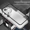Honor 400/400pro Snap-Button Metal Frame Phone Case with Frosted Back