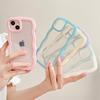 Simple Candy Frame for iPhone12 Transparent 11ProMax Mobile Phone Case XR Apple 13 New Xs Soft Case