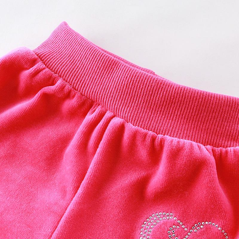 Pantalones para Recién Nacida Ropa Infantil Terciopelo Invierno Primavera Pantalones Bordados Ropa para Niños Pantalones Largos Ropa