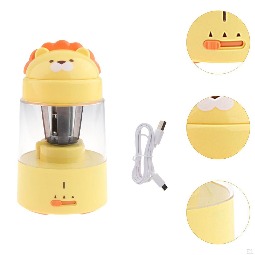 Semi Auto Electric Pencil Sharpener Cutter Stationery for Primary School