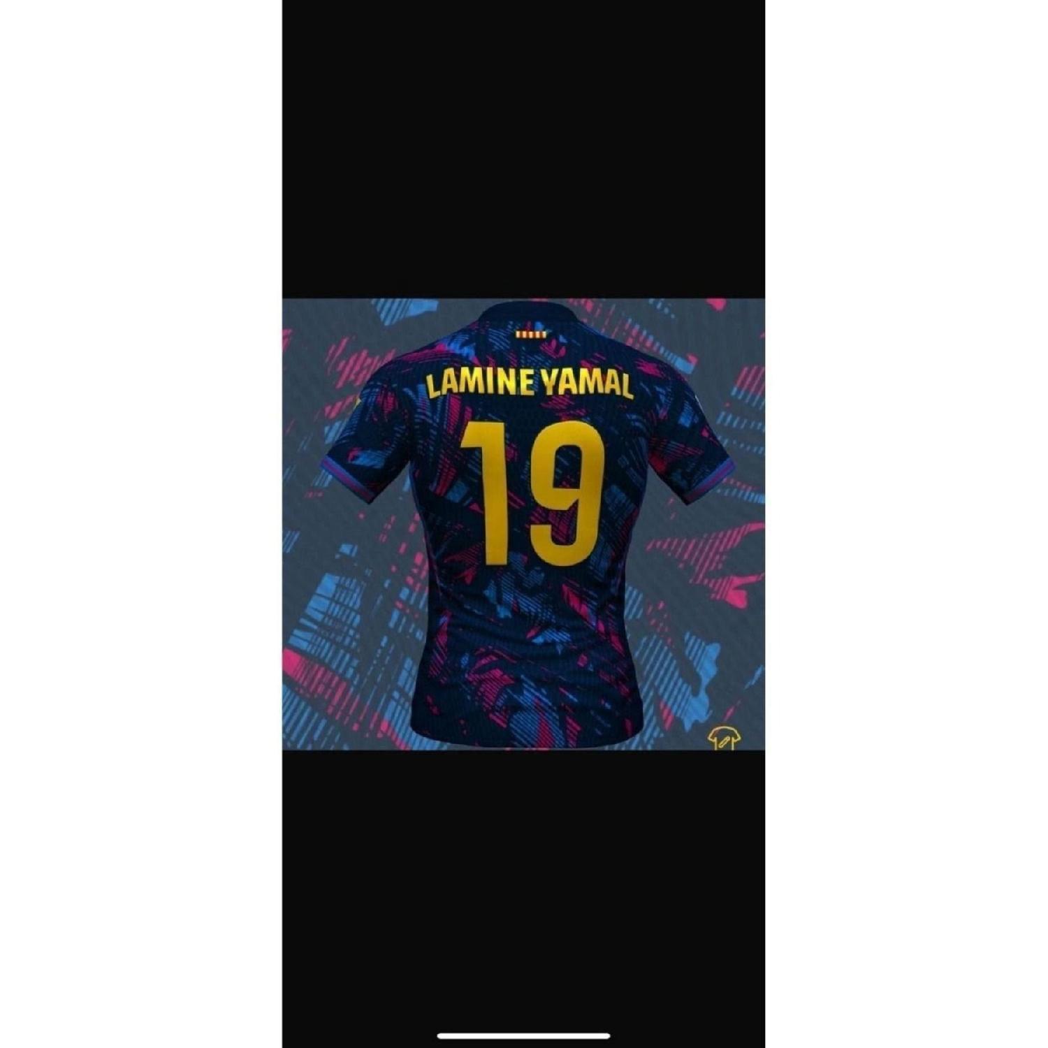 

2024-25 Laminated Yamal Special Concept Jersey S чёрный