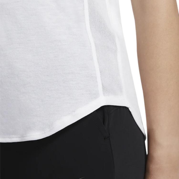 Nike Pro Aeroadapt Outdoor Fitness Running Training Vest Women Tops White CU5717-100