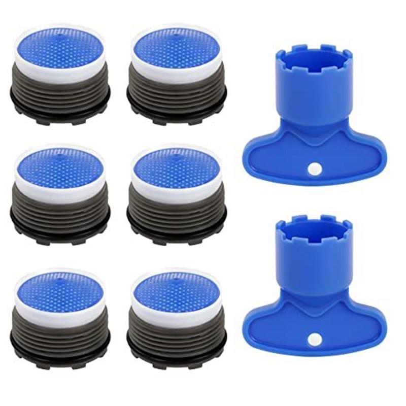 Kitchen Faucet Aerator Wrench & Anti-Splash Filter Spout Set