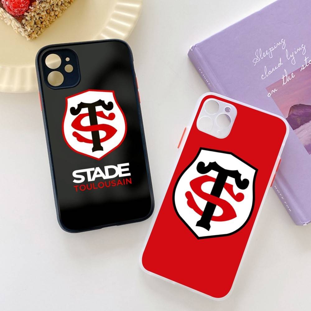 Stade-Toulousain Phone Case For IPhone 16 15 14 X XR XS 7 8 Plus 11 12 13 Pro MAX 13mini Matte Shockproof Case