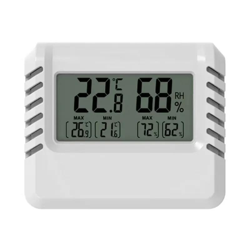Mini LCD Digital Thermometer Hygrometer Indoor Room Temperature Humidity Meter Wall Hanging Max/Min Temperature Sensor Gauge ℃/℉