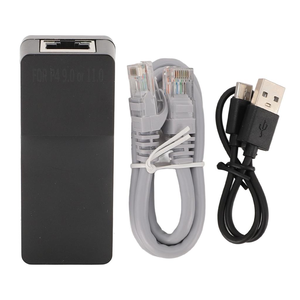 One Key JB Tool USB Adapter for FW 9.0 11.0 System Game Console USB Adapter PPPwn Dongle with Ethernet Type C Cable for