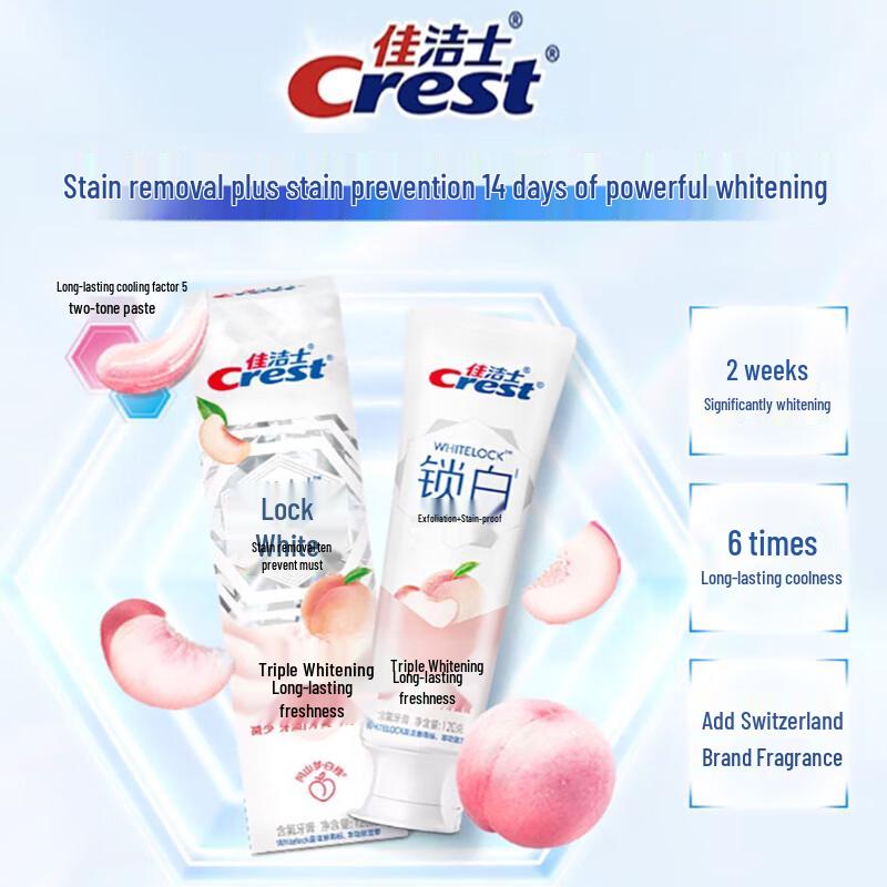 Crest Dual-Color Whitening Toothpaste