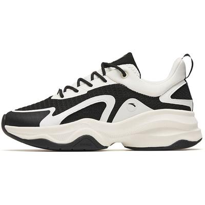 Zapatillas de Entrenamiento Cómodas con Absorción de Impactos Antideslizantes Duraderas de Caña Baja para Mujer Zapatilla Blanca Negra 122247756-8