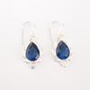London Blue Topaz Gemstone 925 Sterling Silver Earrings Jewelry Gift For Her EE-163-10