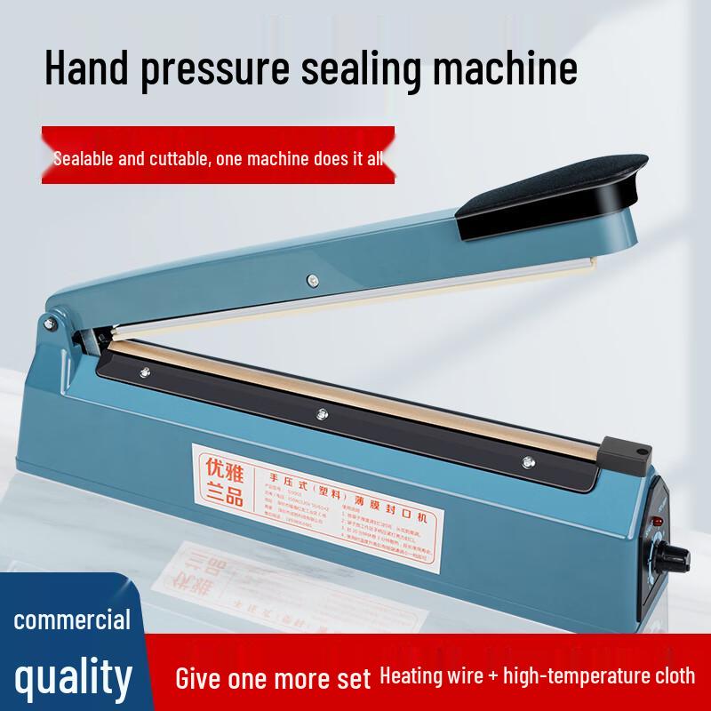Zhaoran 30cm Hand-Pressed Impulse Sealer with Stainless Steel Panel