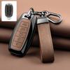 3/4/5 Button Zinc Alloy Leather Car Key Cover For Modern I30 Ix35 Kona Encino Solaris Azera Grandeur Ig Accent Santa Fe Palisade
