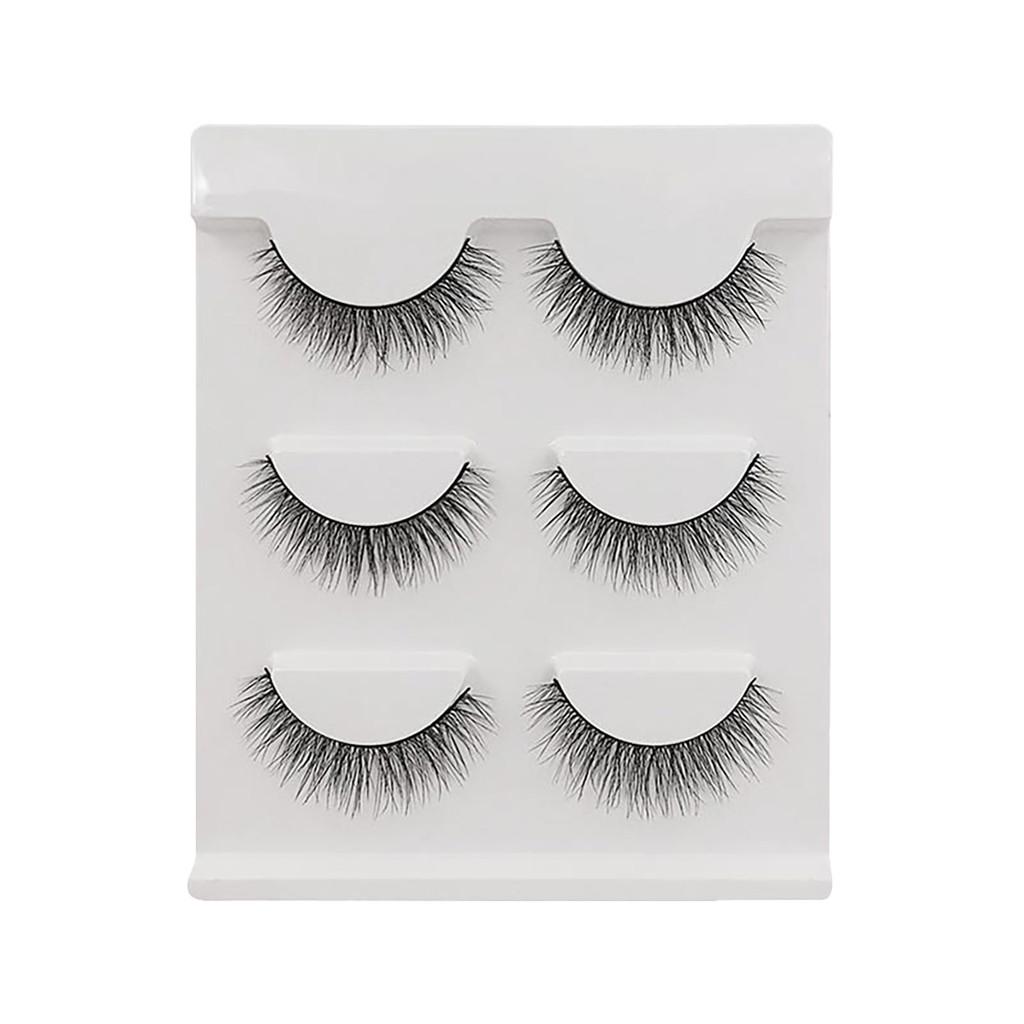 3 Pairs Of Natural Thick New 3D Imitation Mink False Eyelashes 10 Styles