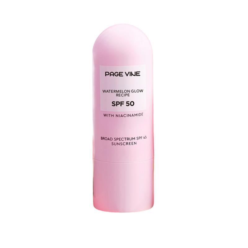 Watermelon & Niacinamide Sun Stick SPF50 – Hydrating, Brightening, Highlighter & Sunscreen
