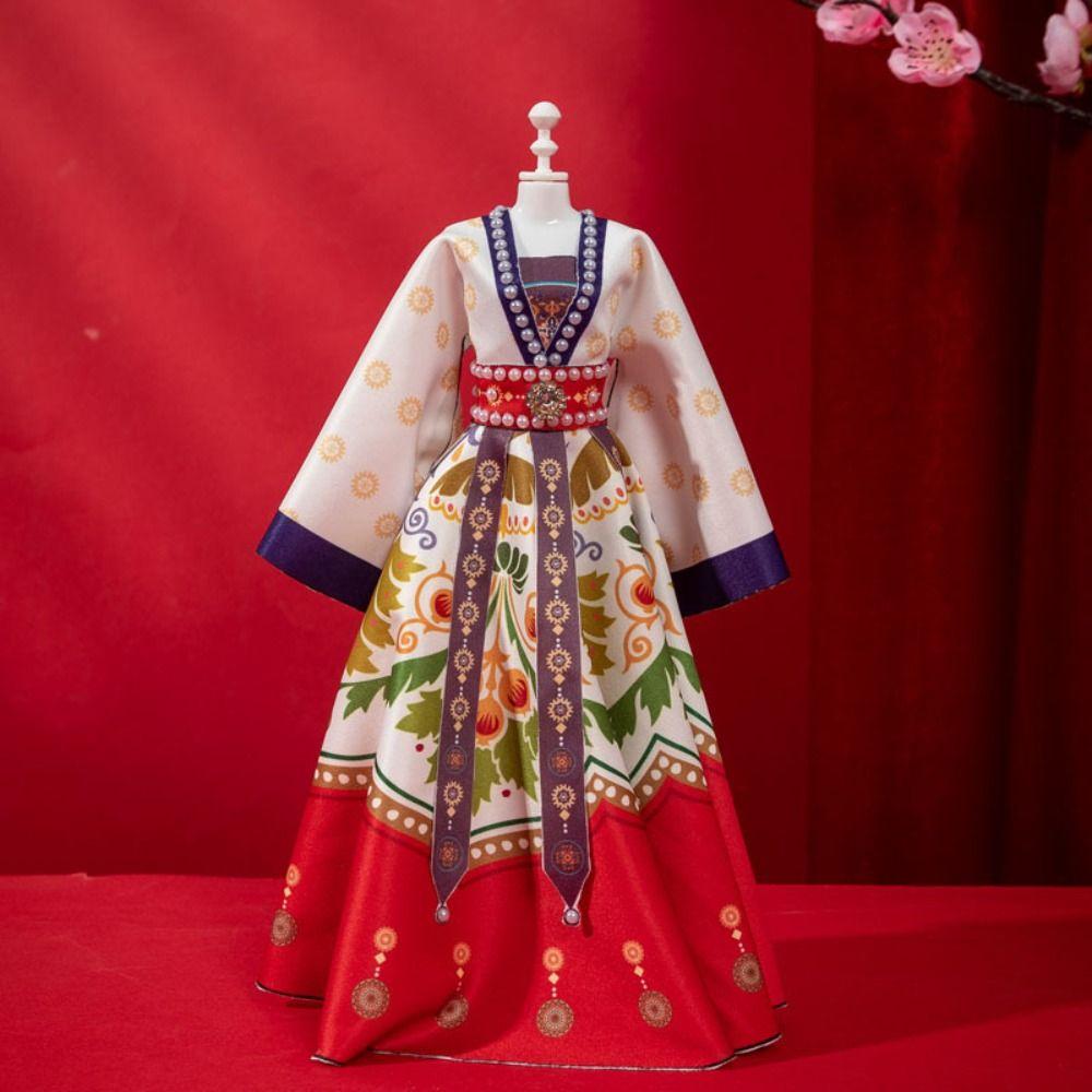 Skirt Princess Toy Outfit Dress Doll's Dress Material Doll's Hanfu Clothes DIY Kit  DIY Toys