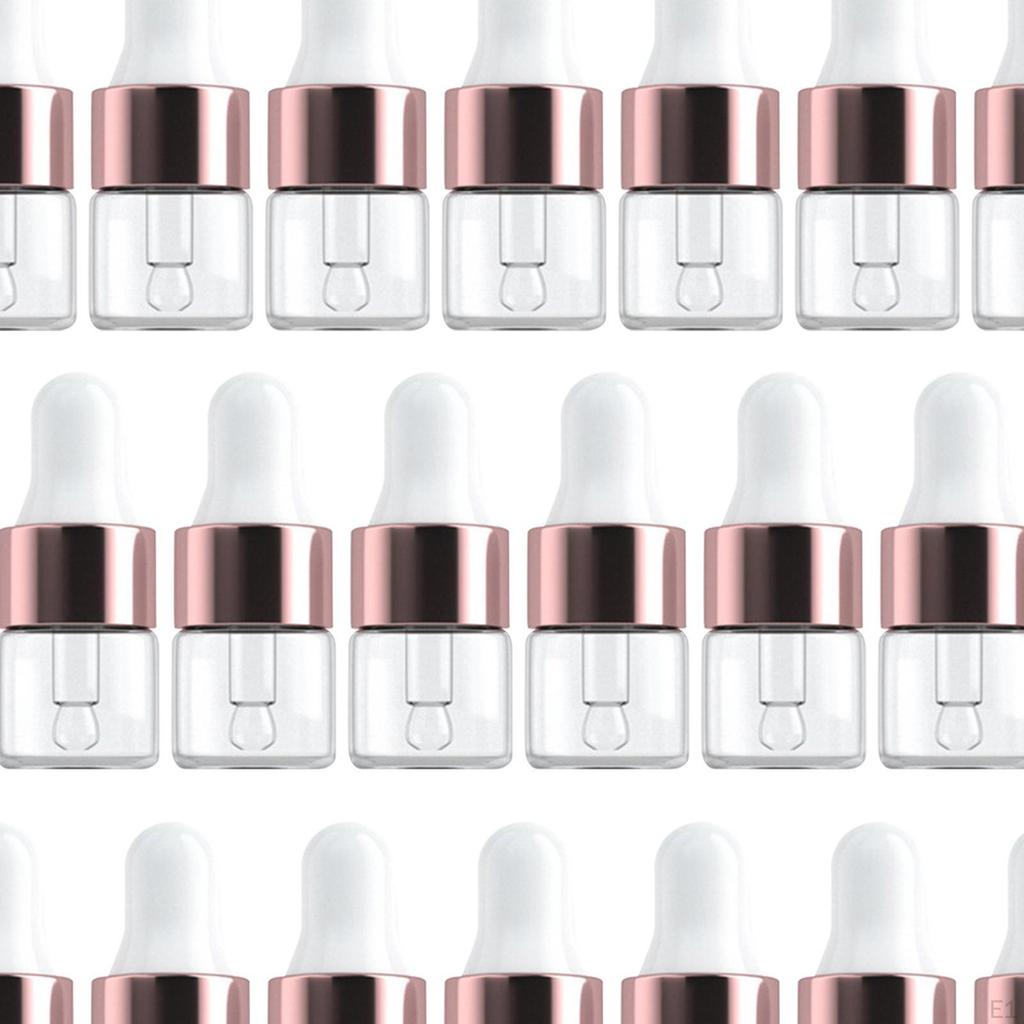 20 Dropper Bottle Vial Glass Essential Oil for Travel