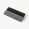 7-Day Braille Pill Organizer: Double-Row, 14 Compartments for Morning & Evening Medication Storage