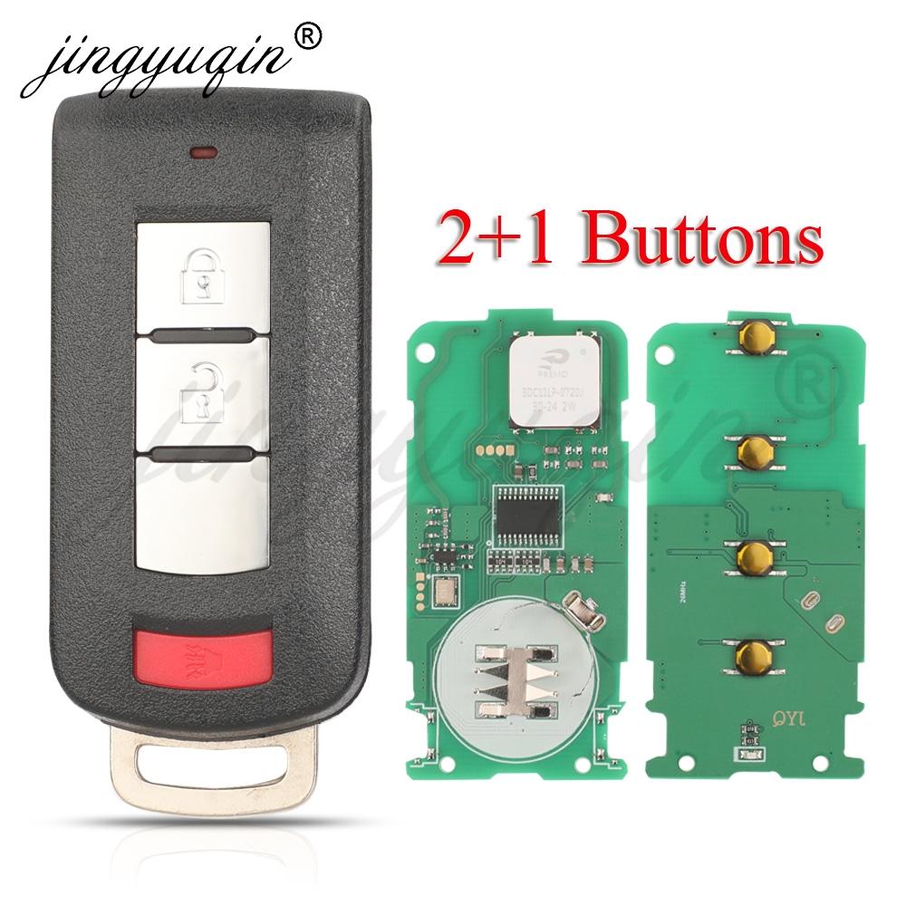 Jingyuqin 433MHz ID46 Smart Remote Car Key for Mitsubishi Lancer Outlander 2006-2019 PHEV ASX 2010-2018 Keyless G8D-644M-KEY-E