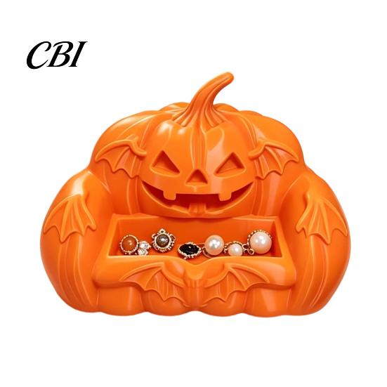 Office Desk Ornaments 3D Printed Ghost Pumpkin Sofa Ornaments, Spooky Cute Halloween Decor Tray, Haunted Decorative Collectible Toys House Shelf