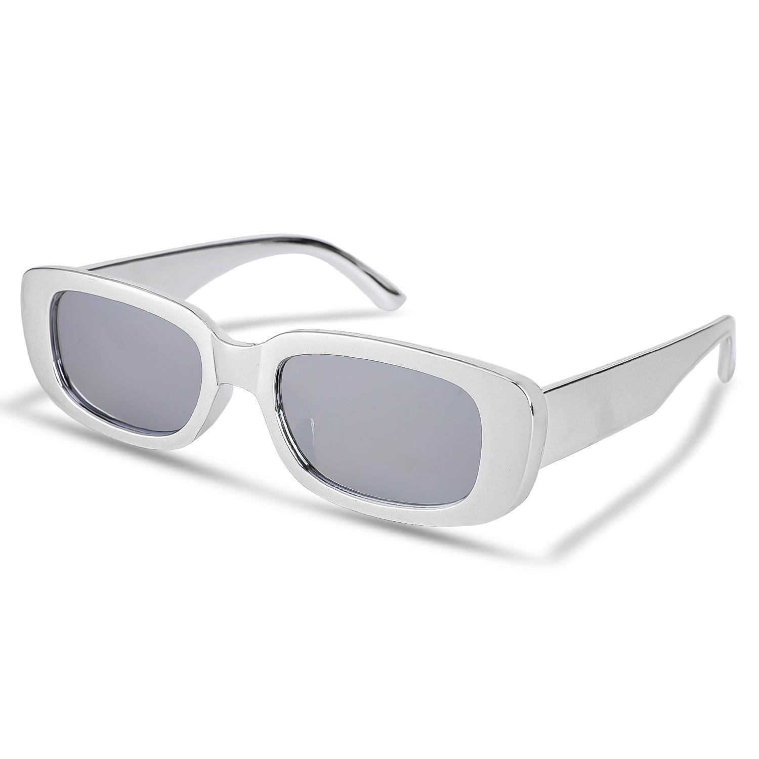 JYL Sunglasses Square Men Uv Protection Plated Hip Hop Use 3102028 A-16583