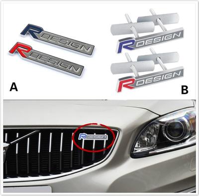 3D Metall R DESIGN RDESIGN Buchstabe Emblem Abzeichen Auto Aufkleber Auto Styling Aufkleber für VOLVO XC60 XC90 S60 S80 S90 S40 V40 V60 V70 V50 C70 XC70