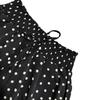 Damen Sommer Polka Dot Print Streetwear Weitbeinige Hosen Locker Gerade Hohe Taille Hose