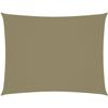 VidaXL Sun Sail Oxford Fabric Rectangular 2.5x3.5 M Beige 135151