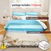 Sea Star Shell Sea Conch Beach Print Duvet Cover Summer Beach Hawaiian Tropical Style Quilt Cover Soft Comfortable Bedding Cover