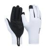 YKYW Black White Full Finger Cycling Gloves Breathable Men Bicycle Goves Touch Screen Sports Gloves MTB Bike Shockproof Gloves
