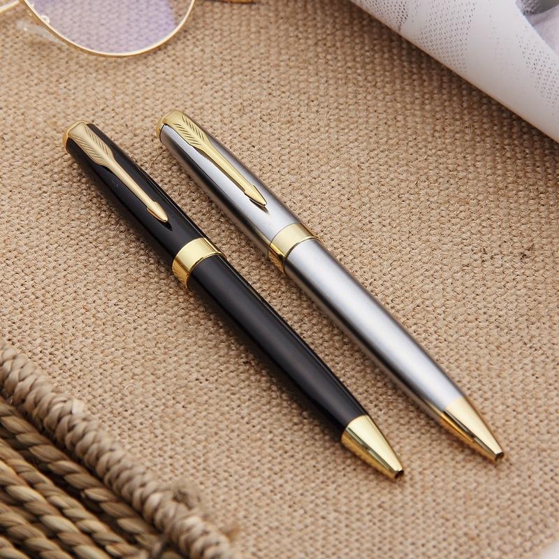 Metal Rotating Ballpoint Pen, Business Advertising Gift, CPC Ballpoint Pen, Signature Pen, Ballpoint Pen, Stationery, School Stationery