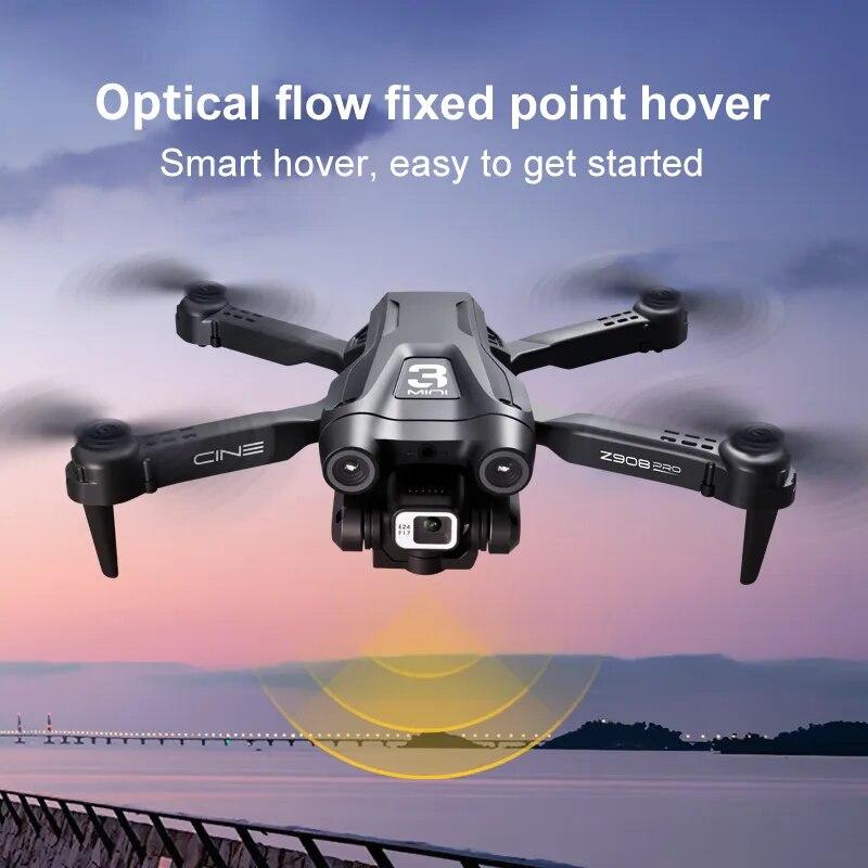 New Z908Pro Intelligent Obstacle Avoidance Drone 4K HD Wide Angle Dual Camera Professional Drone Optical Flow Positioning RC Helicopter