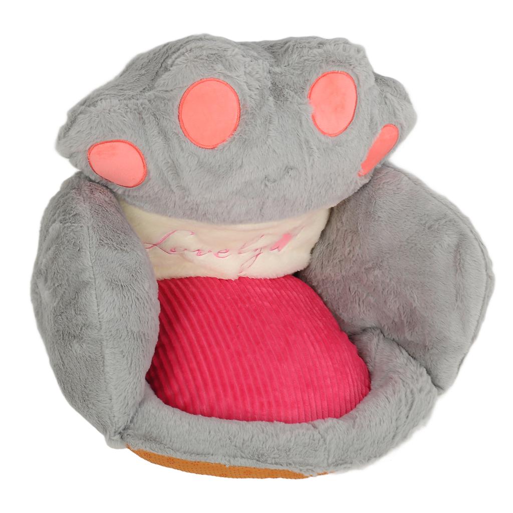 Cute Cat Paw Cushion Half Surrounded Office Chair Pillow Floor Cushion Pad for Bedroom Living Room Cafe Dorm Decor Grey