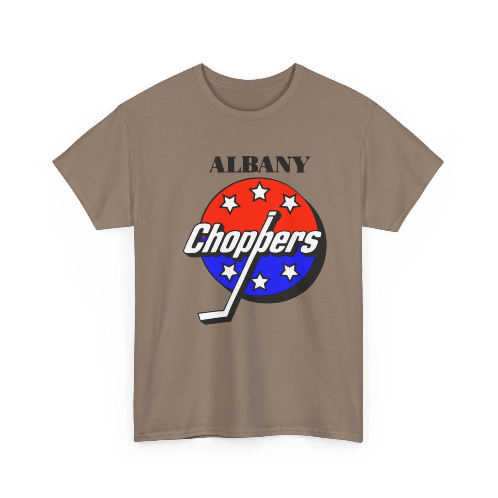 Albany Choppers Defunct Ice Hockey Team Printed T shirt 2XL