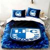 1. FC Magdeburg Zestaw 3-częściowy Idealny do sypialni Wygodny zestaw pościeli zawiera poszewkę na kołdrę i dwie poszewki na poduszki Idealny prezent urodzinowy lub świąteczny