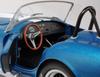Solid Shelby Cobra Miniature Car 1/18 Scale SHELBY COBRA 427 S/C 1965 (Metallic Blue) Non-Opening Hood