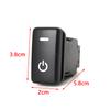 1PC Car LED Light Fan Music Horn Garage Trunk ABS Traction Control Button Switch For Toyota FJ Land Cruiser Prado 120 LC100
