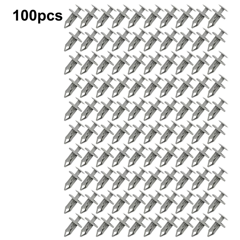 Automotive Fasteners Gray Fasteners Easy Installation Clips Long-lasting Fasteners Plastic Fastening Clips For T4