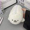 Case for stationery in the form of a cute seal, soft toy-frock, a gift to schoolchildren